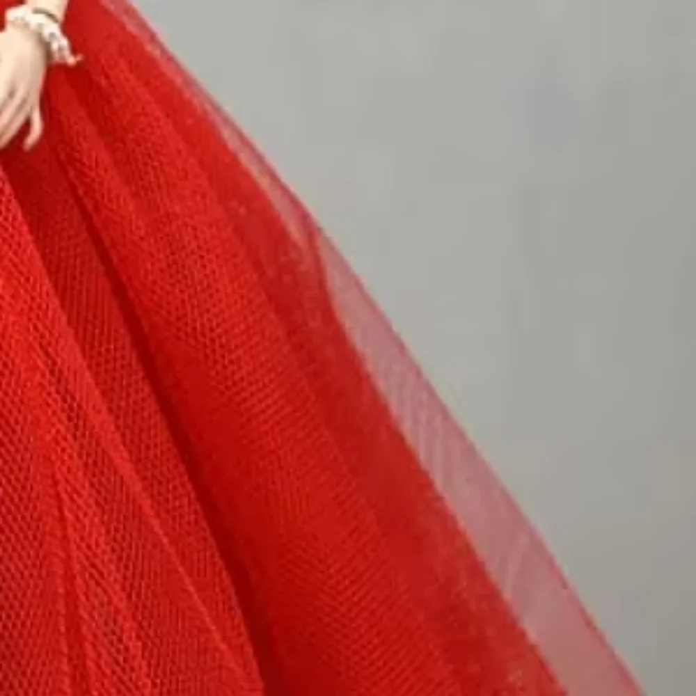 

Girl Birthday Gift Doll Wedding Dress Party Wear Solid Color Doll Clothes Handmake Clothing Outfit