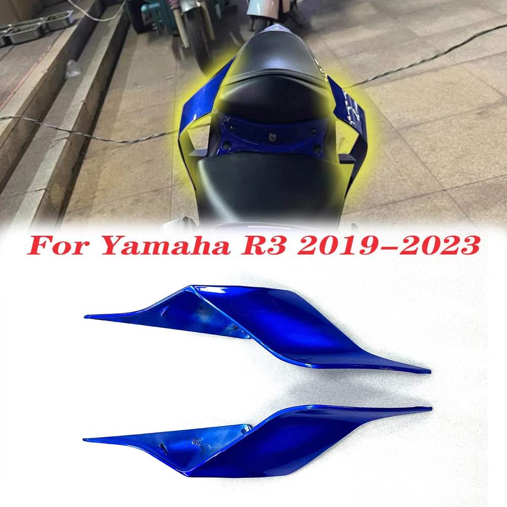 

New For Yamaha YZF-R3 R3 2019 2020 2021 2022 2023 Motorcycle fairing Rear spoiler wing New modified side Fixed wings