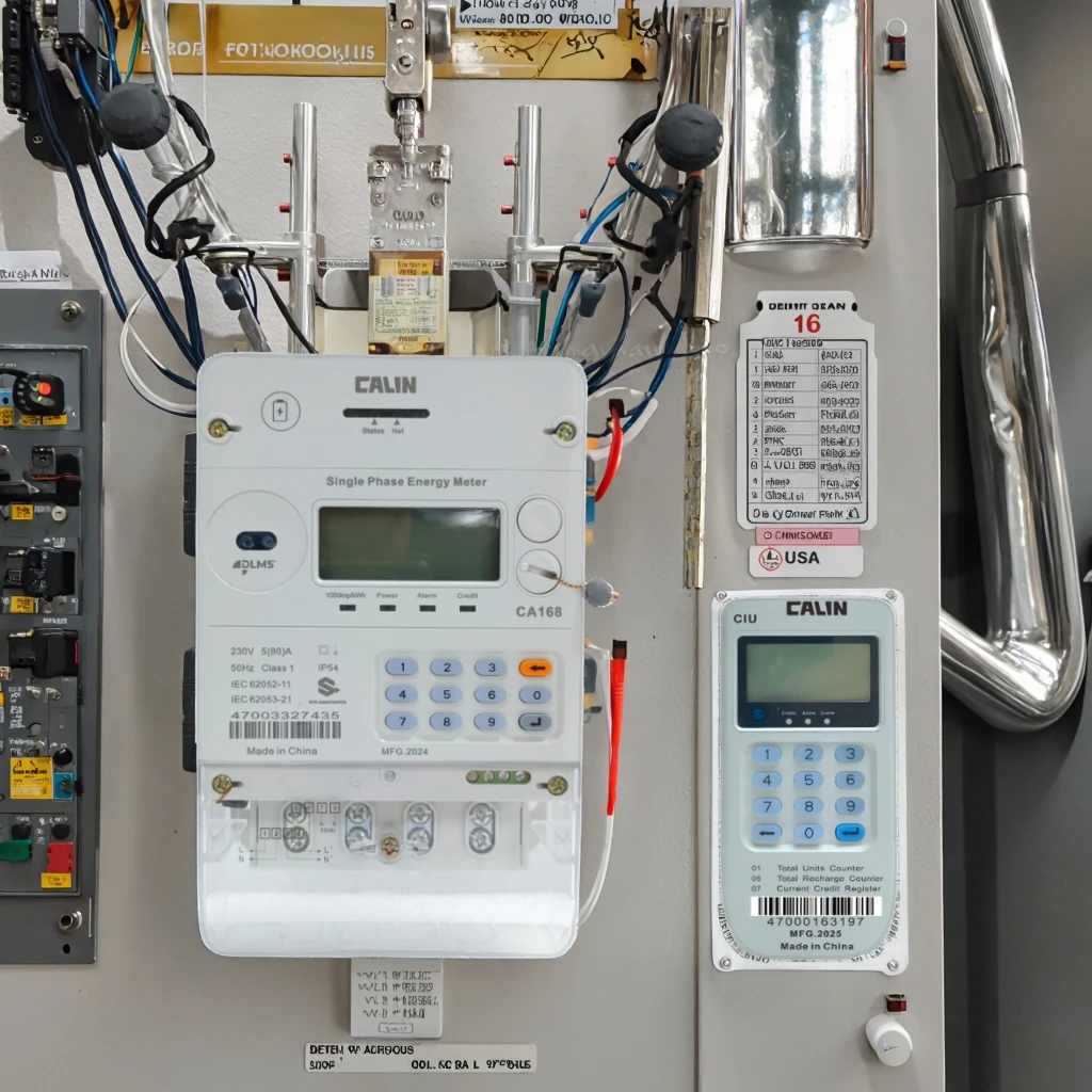 Best Selling Single Phase STS Prepayment Electricity Meter with WiFi and RS485 Free Phase Prepaid Energy