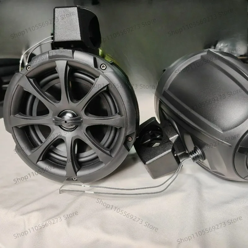 6.5 Inch Speaker for Marine,a Pair of  Boat Stereo, Yacht Audio Waterproof Boat Loudspeaker Plastic Passive Outdoor for Boat