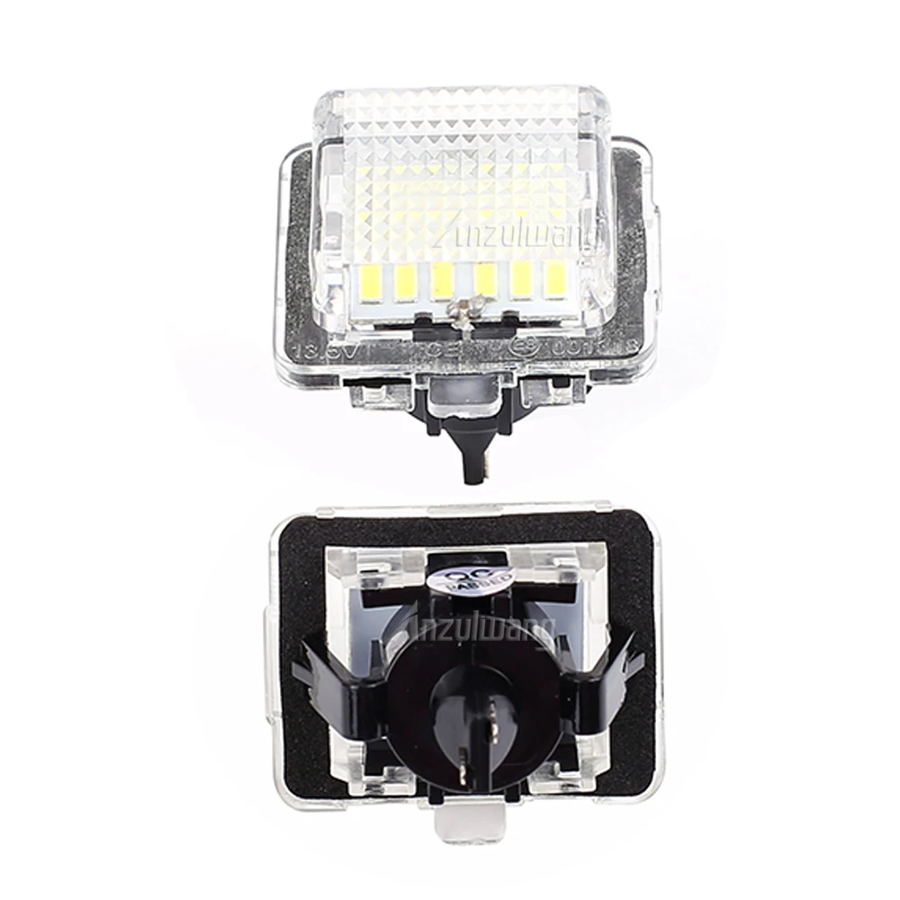 LED License Number Plate Light For Benz C-Class W204 W205 W216 W218 E-CLASS W212 S-CLASS W221 SL W231 R231 S-CLASS W222 CLA