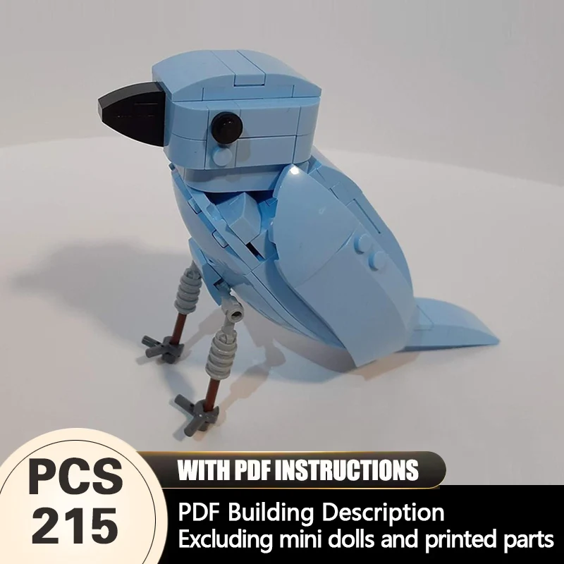 

Creators Animal Series Model MOC Building Bricks Pinyon Jay Modular Technology Gifts Holiday Assemble Children Toys Suit