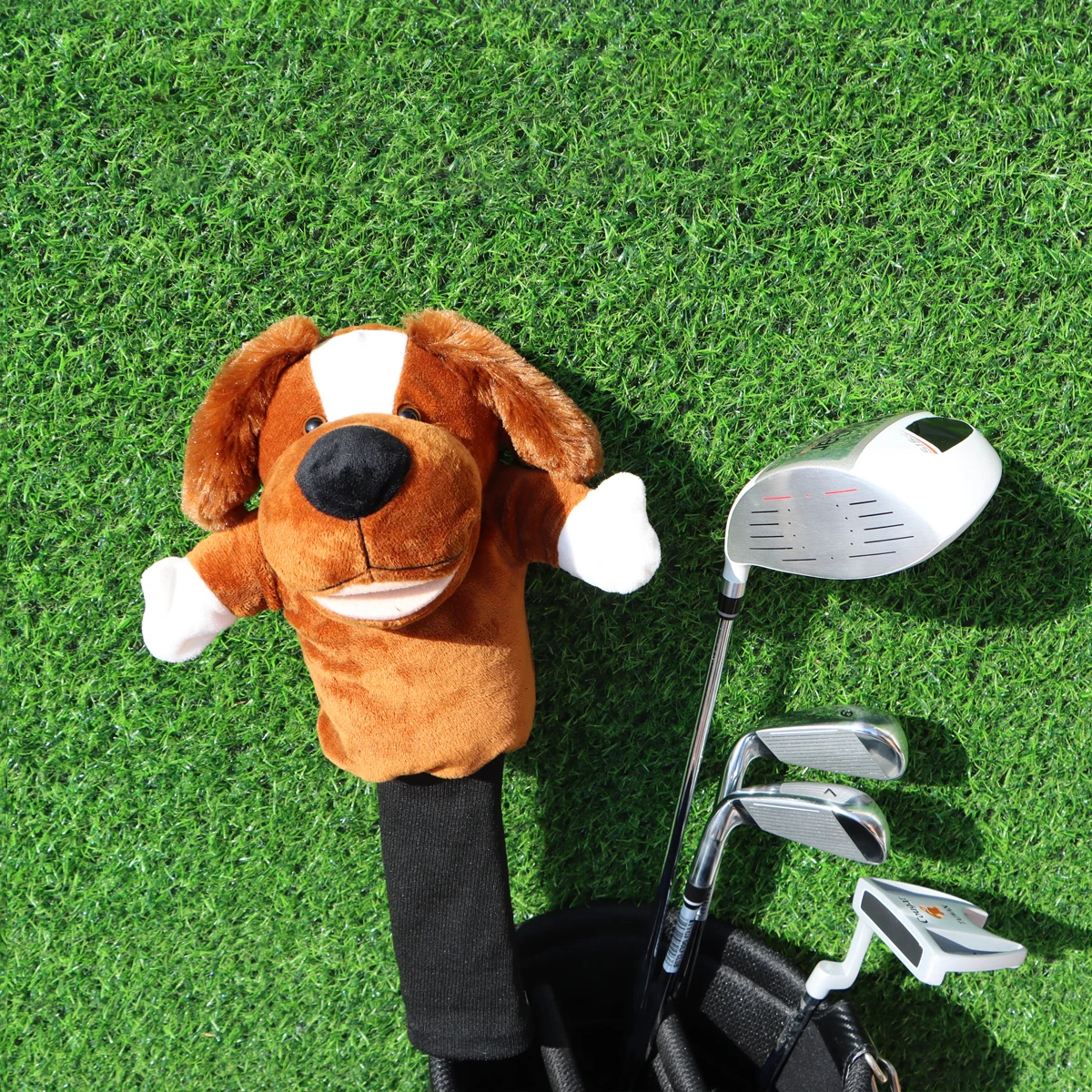 Cute Dog Golf Head Cover for Driver 460CC Fairway #3#5 Hybrid #UT Several style for Man and Ladys Golf Life