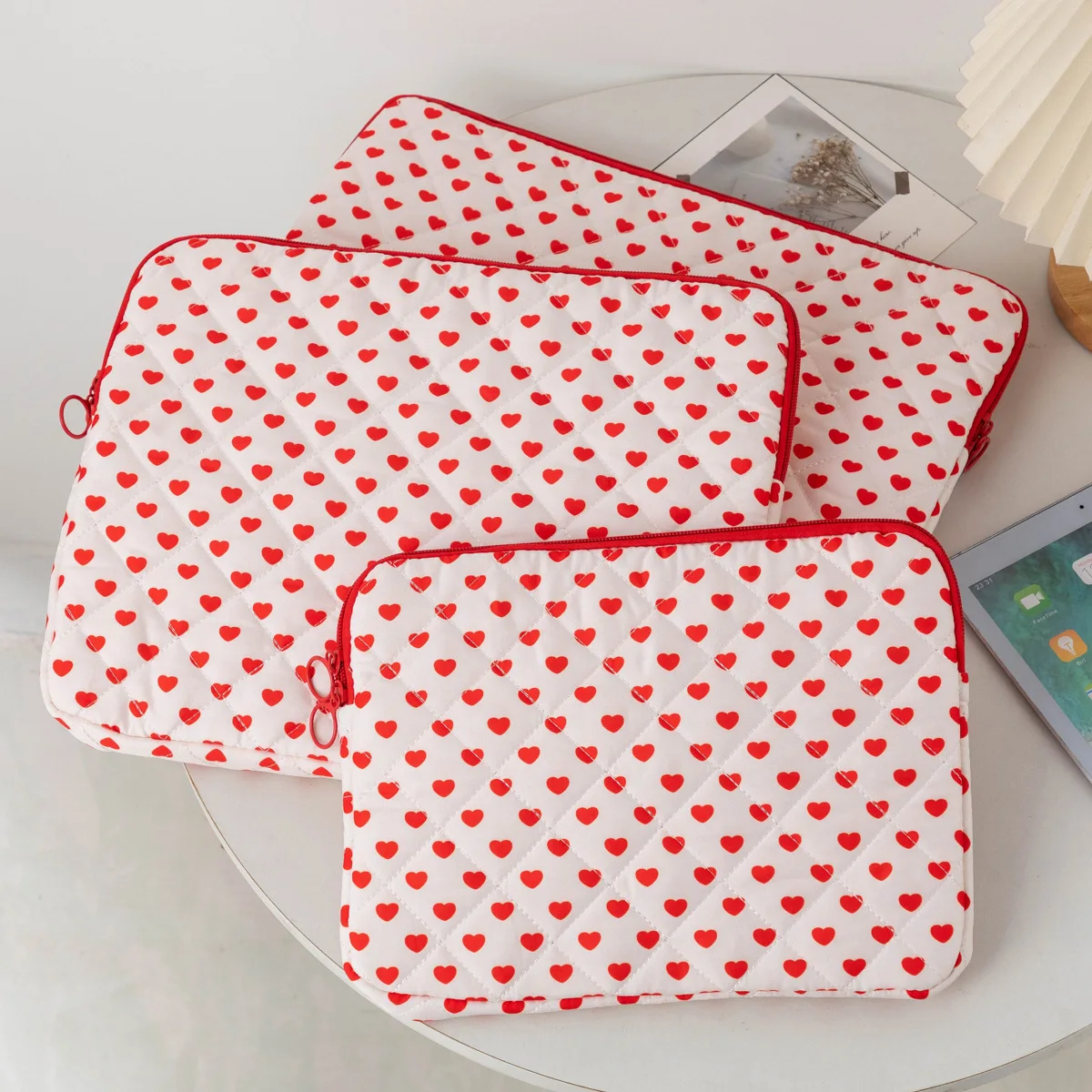 حقيبة كمبيوتر لوحي لجهاز IPad Pro 12 9 11 13 2024 حافظة IPad Air 11 13 5 4 3 10.9 10.2 بوصة 10th 9th 8th Generation Cover Pouch
