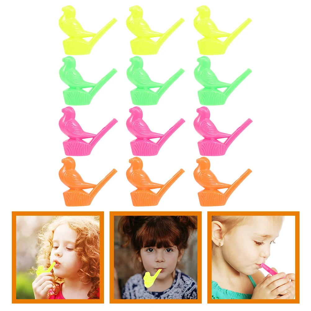 

Waterfowl Whistle Toy Bird Whistles for Props Small Musical Instrument Kids Birds Colored Cartoon