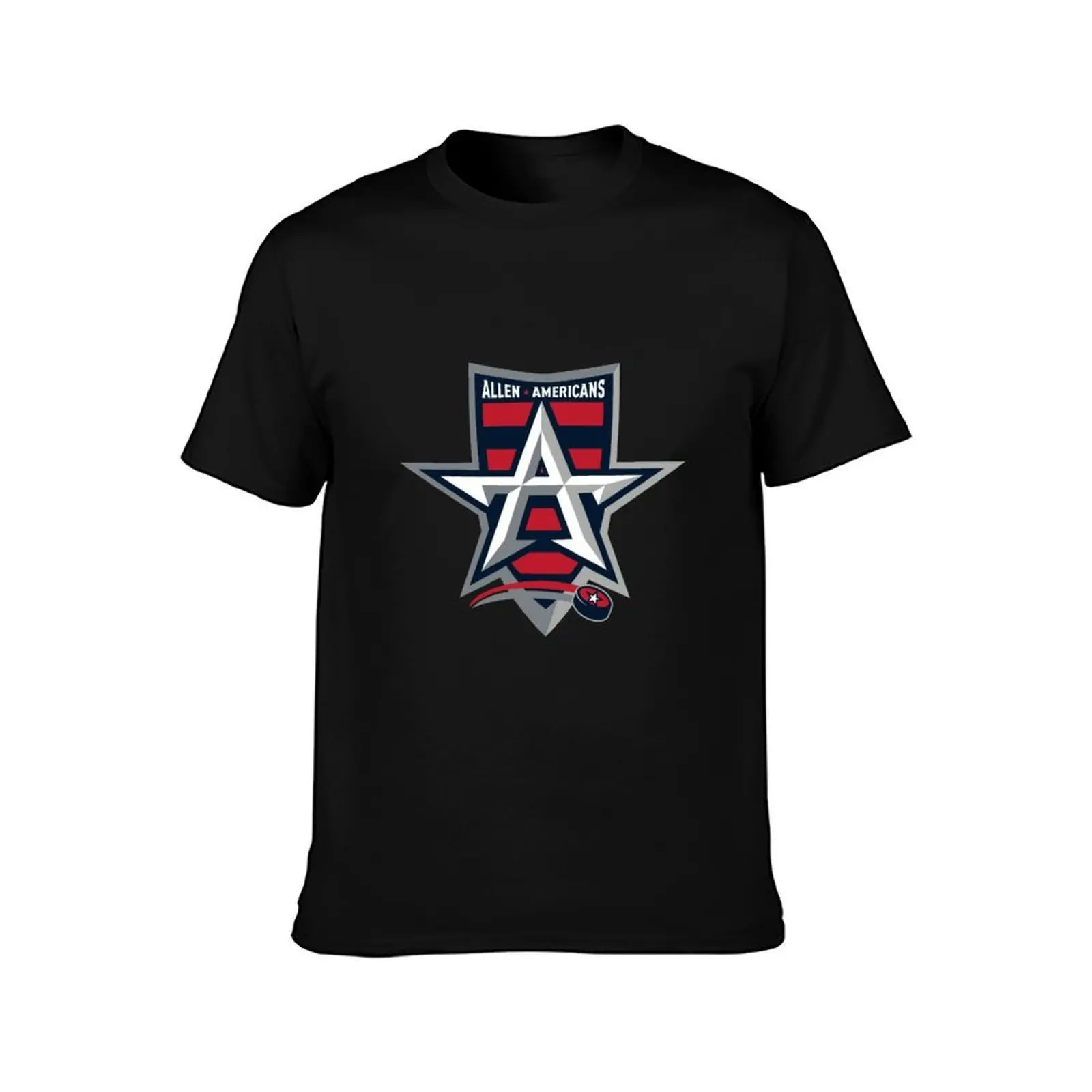 ALLEN AMERICANS T-Shirt Utility Work Short Sleeve Top T-Shirt