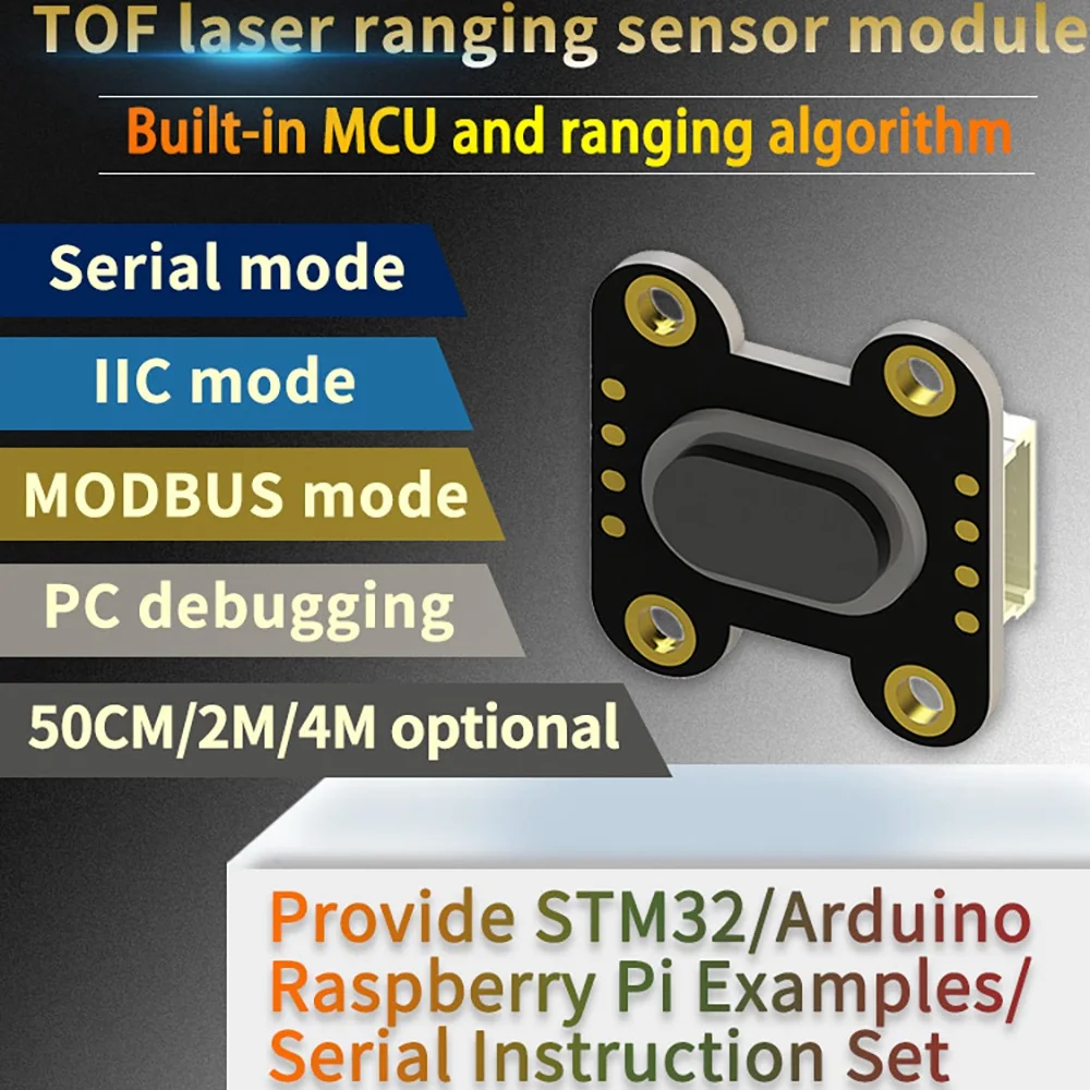 

A98Z Distance Sensor Module Distance MODBUS IIC Serial Port Output Multi-Mode