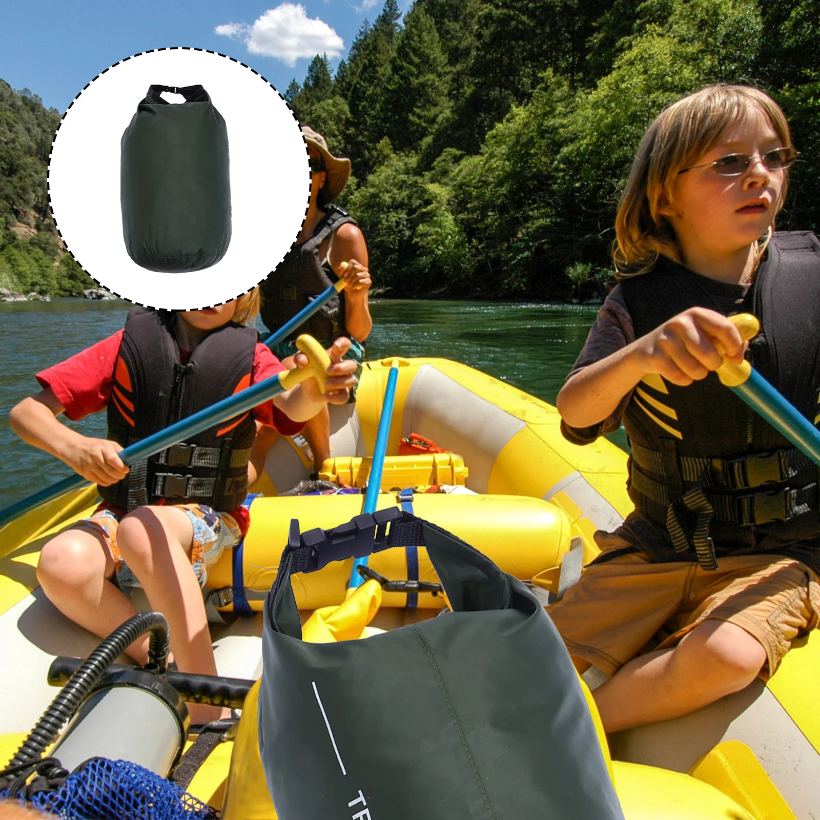 40 L Rafting Bag Waterproof Cooler Backpacks Storage Dry Portable for Swimming Travel