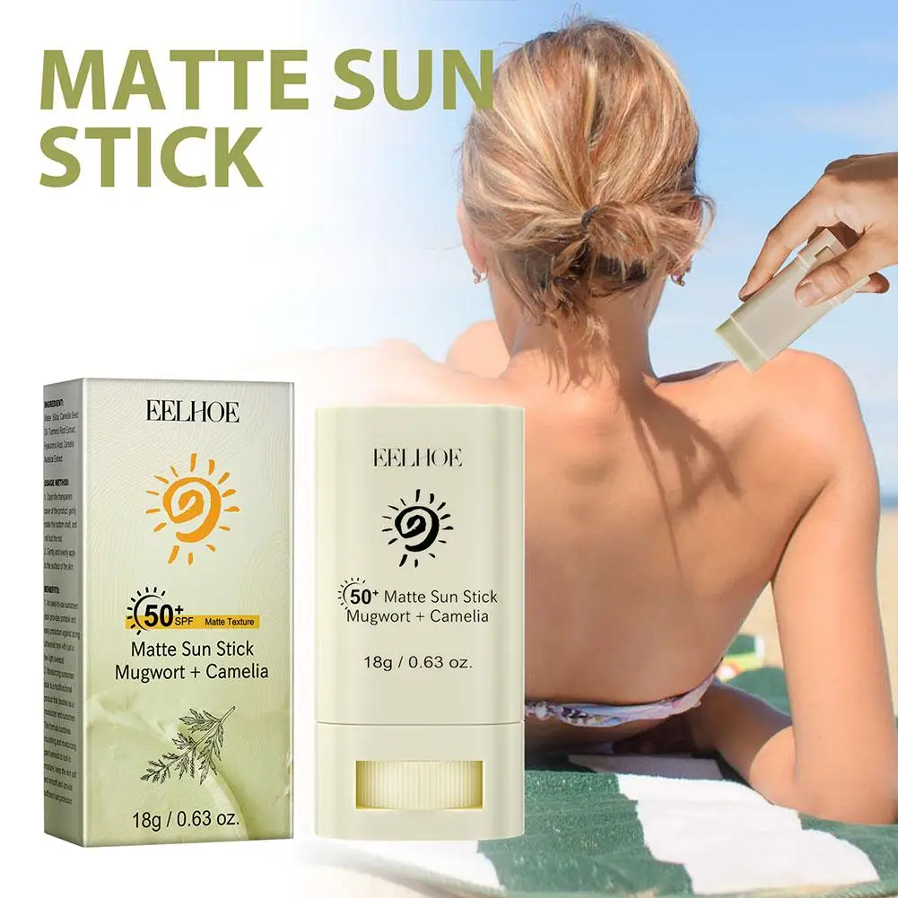 Protector solar facial en barra bloqueador solar mate barra solar hidratante no graso SPF50 + Protector crema UV blanqueamiento producto coreano