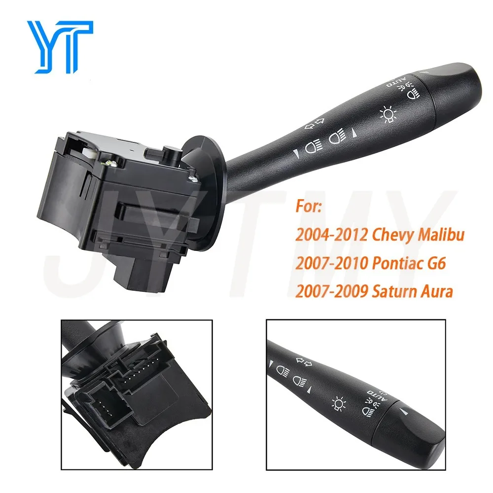 Interruptor de Señal de Giro, Faro Delantero, Interruptor de Atenuación de Dirección para Chevry Chevrolet Malibu Saturn Aura Pontiac G6 2007 2008 2009, Accesorios para Automóviles