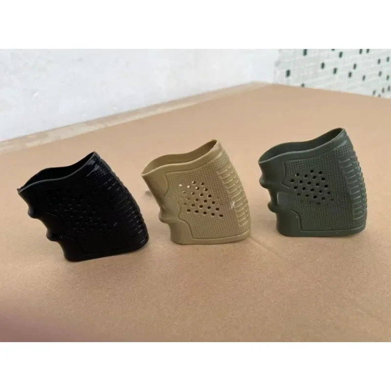 1PC Anti-Slip Tactical Handgun Rubber Protect Cover Grip Glove fondina tattica per Gen1-4 Glock 17 19 accessori da caccia