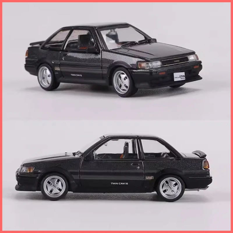 DCT 1:64 스케일 AE86 Corolla Levine 시뮬레이션 합금 자동차 모델 클래식 성인 기념품 선물 취미 및 장난감