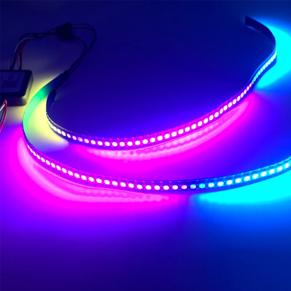 Motorcycle Phantom LED Light Belt Running Horse Chasing 144 Light Turn Signal Brake Light