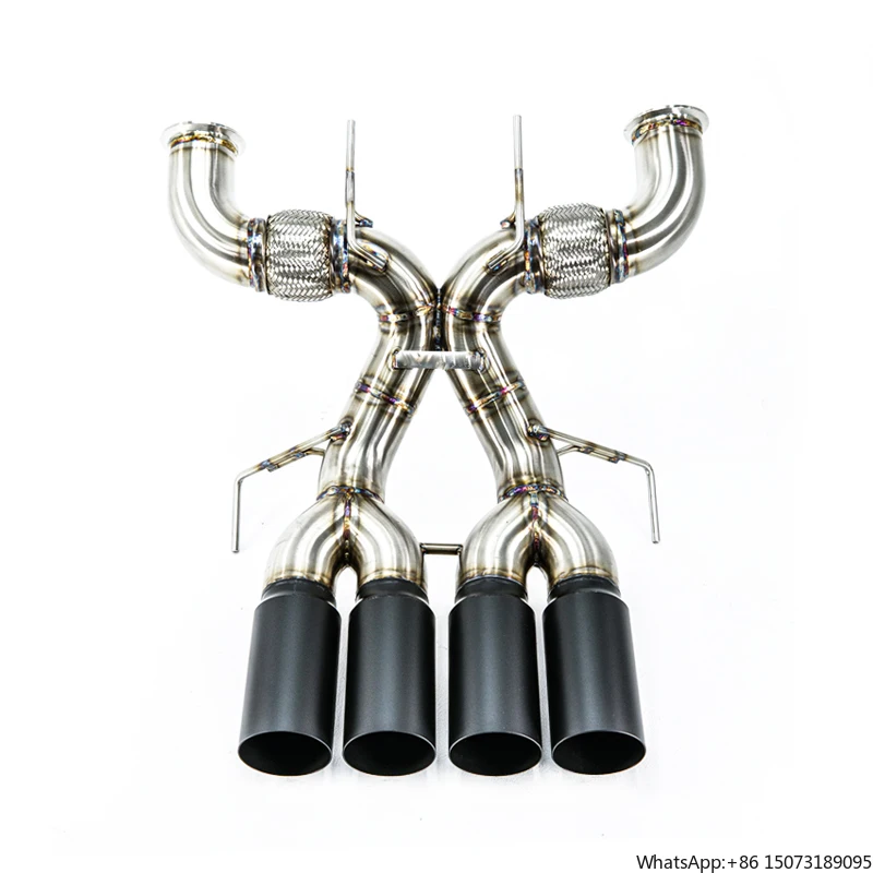AUTO  Racing Exhaust System for  765LT 4.0T 2020+ Active Sound Newest SUS304 Non Valved Catback Muffler