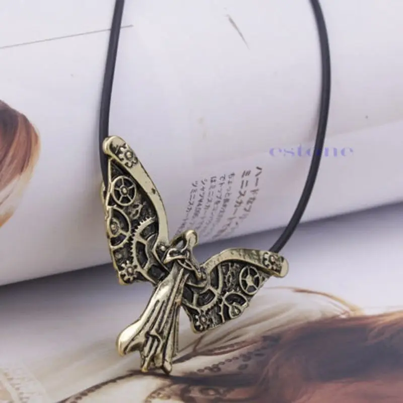 The Mortal Instruments City of Bones Tessa\'s Clockwork Angel Pendant Necklace