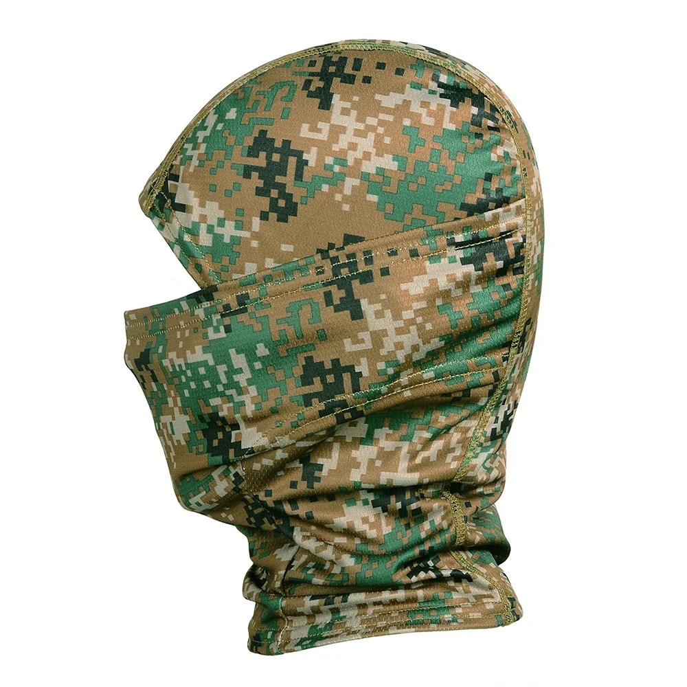 Camouflage Tactical Outdoor Balaclava Breathable Full Face Paintball Biker Hunting Hiking Cycling Sport Mask Liner Scarf Cap