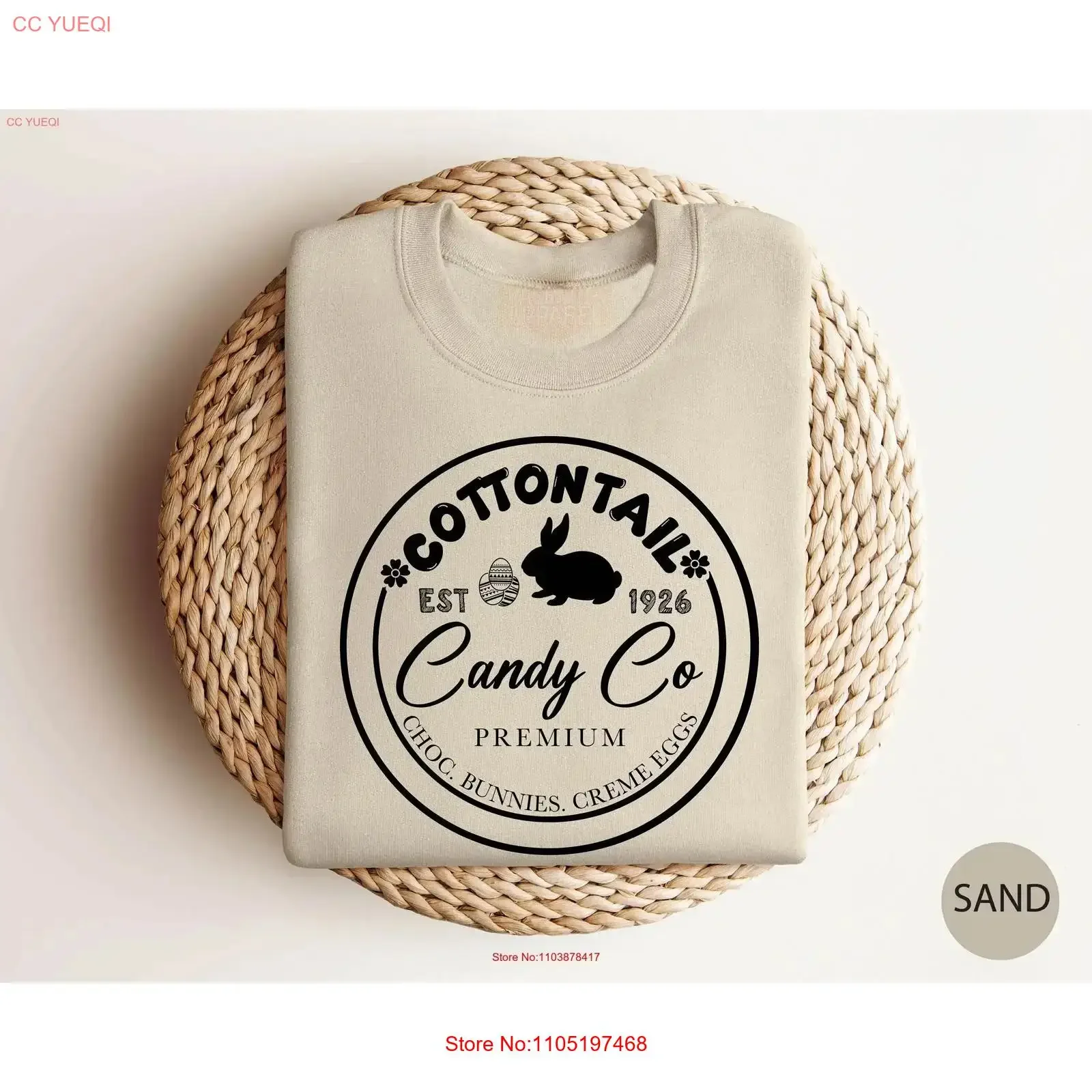 

Футболка Cottontail SweaT Bunny Happy Easter, свитер на день, винтажный, слегка, унисекс, стильный, повседневный, удобный, растянутый