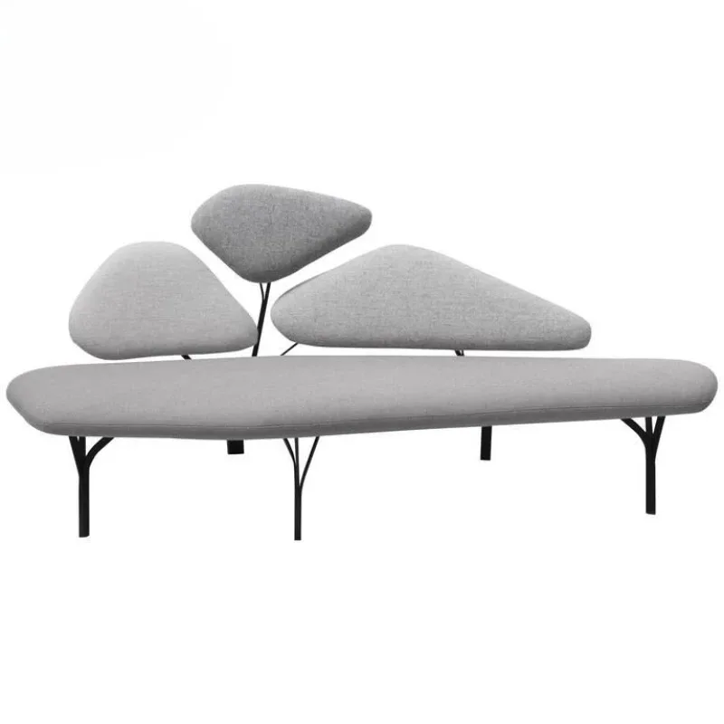

Nordic minimalist designer casual creative special-shaped modern Borghese sales office model room fabric branch sofa