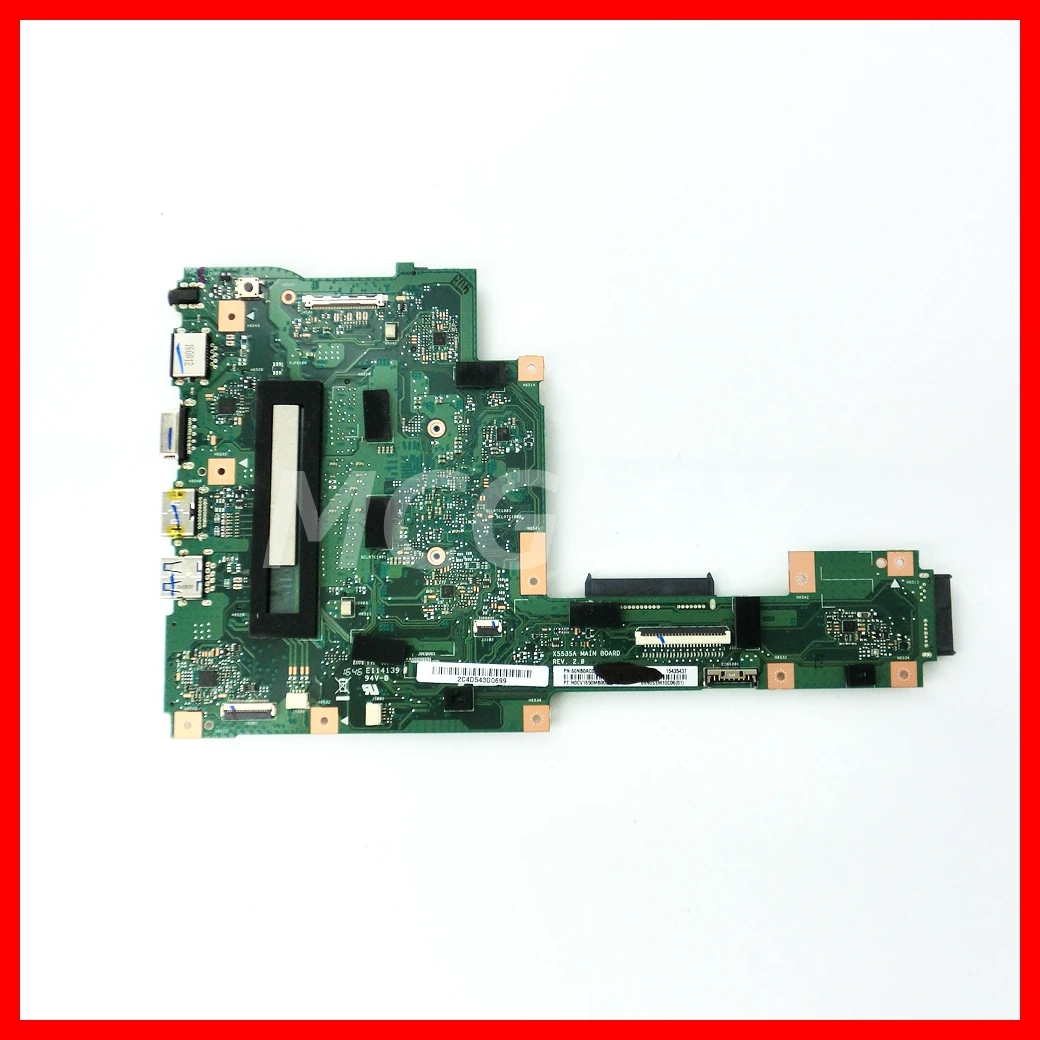 Imagem -03 - Notebook Mainboard para Asus Placa-mãe do Portátil 100 Testado ok A553s A553sa F553s N3050 N3700 Cpu A553s F553sa X553sa