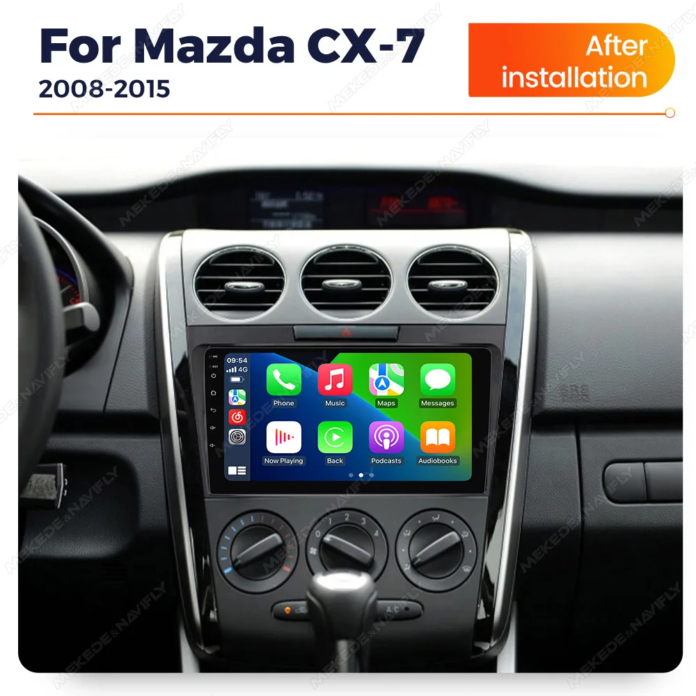 Navifly 8 + 256G lettore Video autoradio Android per Mazda CX7 CX 7 CX-7 2008-2015 Carplay 2din unità principale GPS sistemi intelligenti