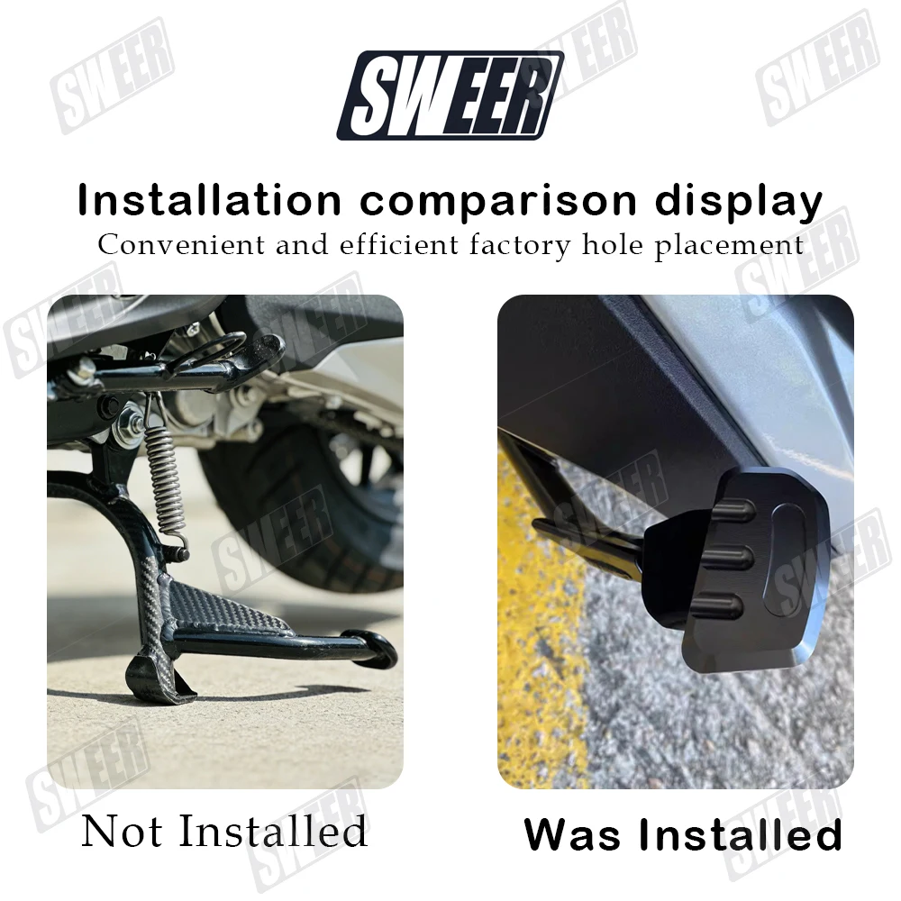 Motorcycle Main Large Support Frame Widened Mat Suitable For Honda PCX160 ADV350 FORZA750 NSS350 Enlarger Pad Side Bracket Parts