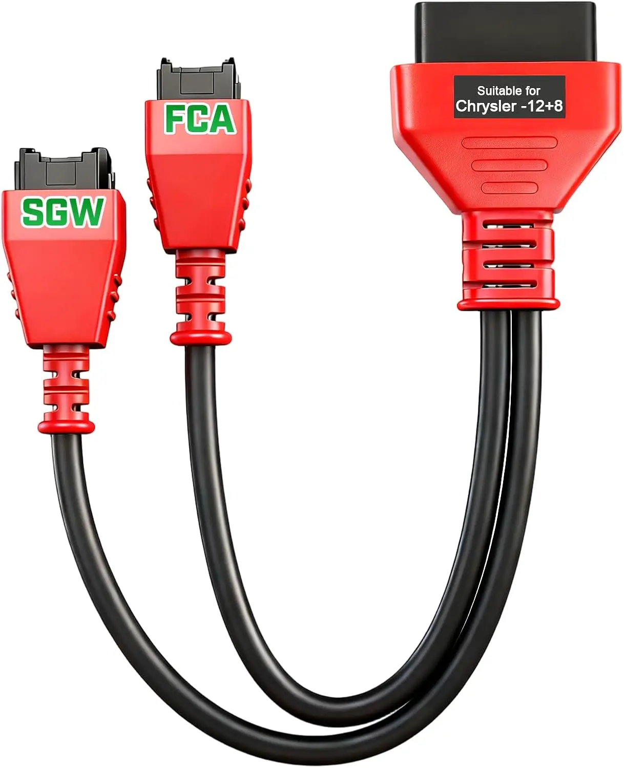 

OBD2 12+8 Adapter for Chrysler, OBD II Bypass Cable, Universal Fit for FCA SGW, Compatible with MK808S MX808S MX900 MS906 Pro MS