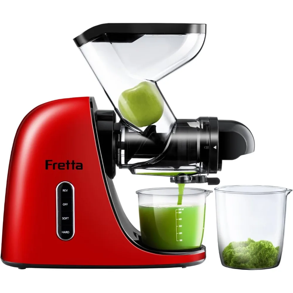 

Masticating Juicer, BPA-Free Juicers, Extractor de Jugos y Vegetales, 3-inch Large Feed