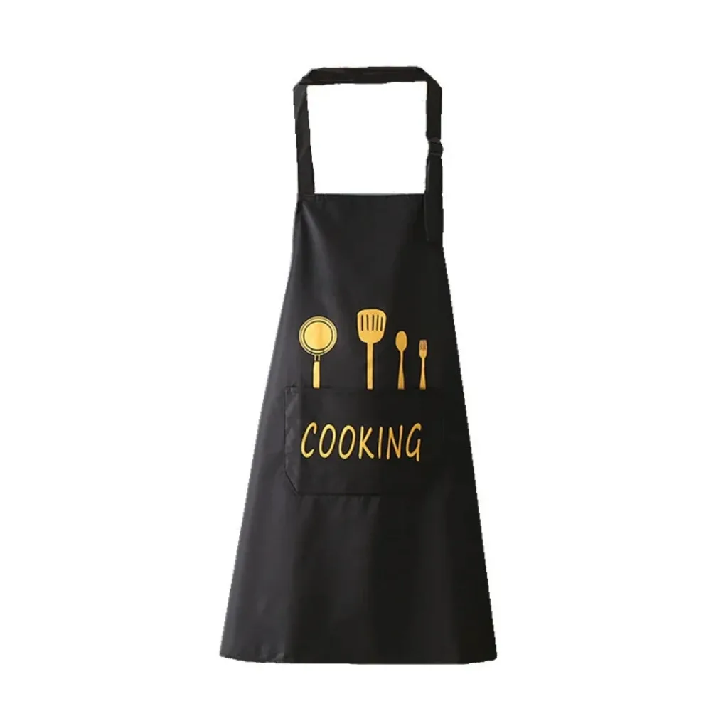 Apron for Home Kitchen Waterproof and Oil-Proof Adult Male and Female Couple Style Cooking Work Clothes Light and Thin image 5