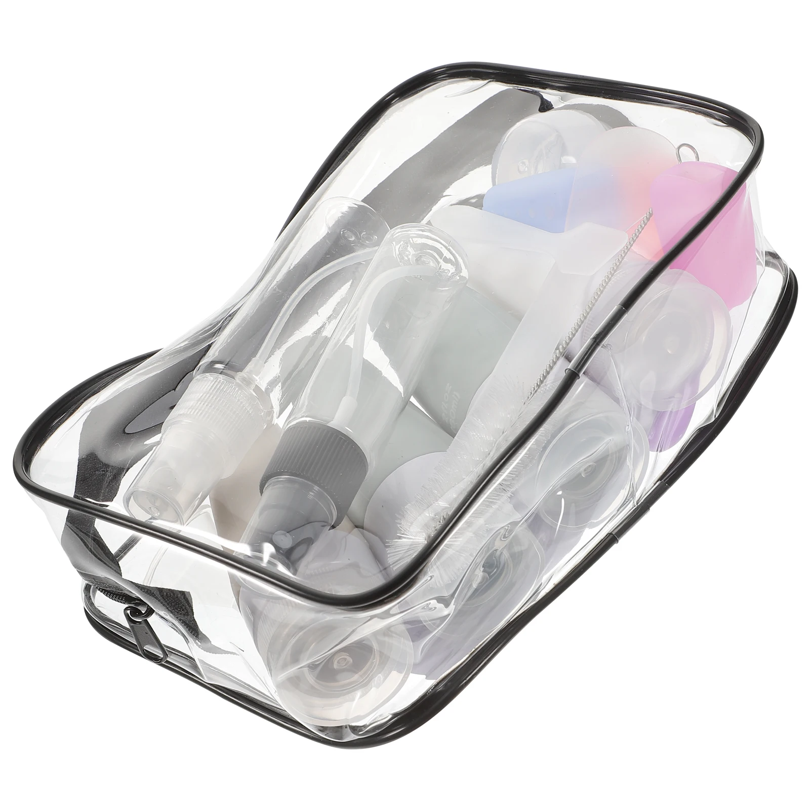 

1 Set Portable Cream Lotion Jars Refillable Travel Size Containers For Toiletries Silicone Bottles Kit Lightweight