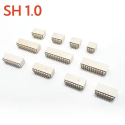 20PCS/Lot SH1.0 Horizontal Patch Pin Header 1.0mm 2/3/4/5/6/8/9/10P Housing Socket Connector