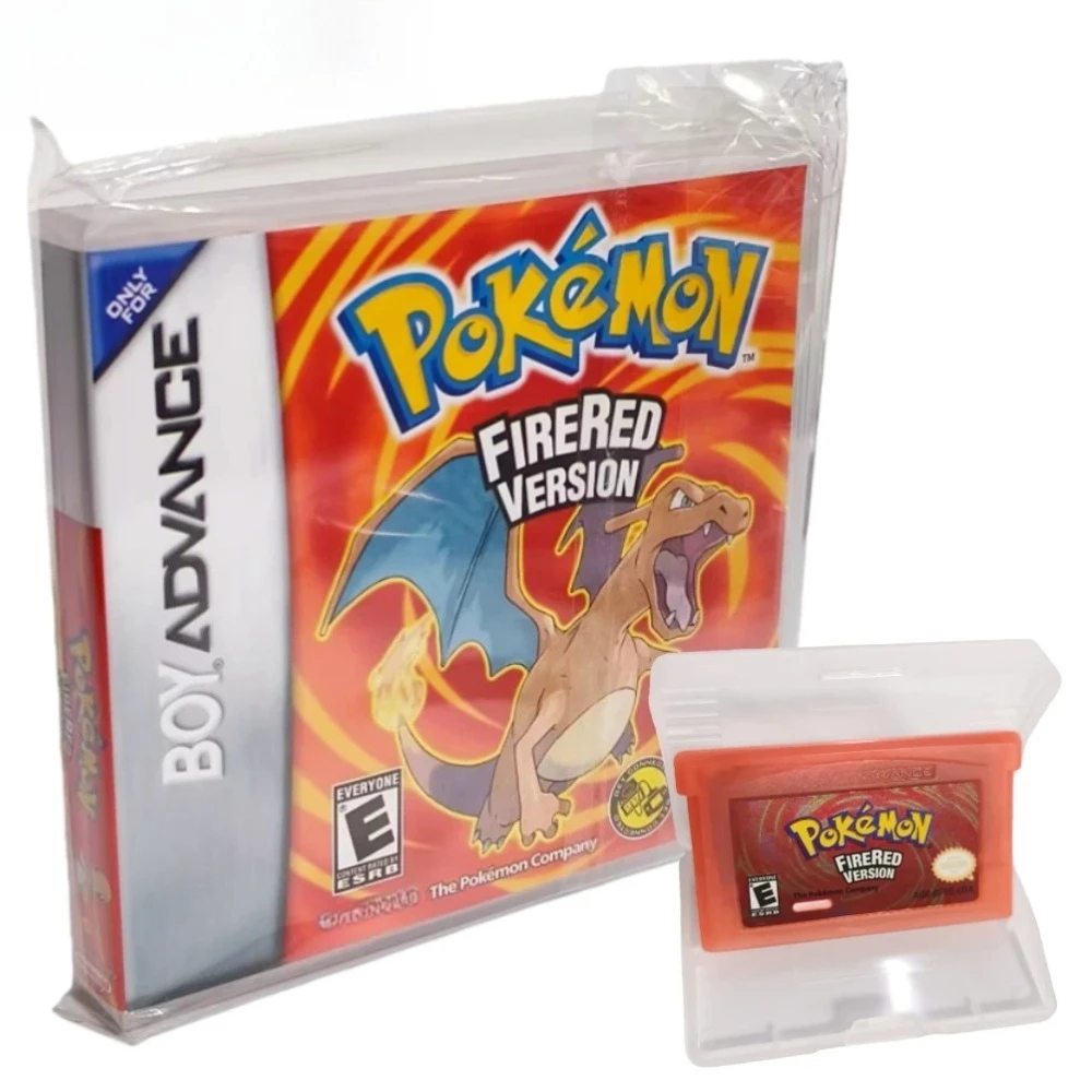 Englische Pokémon 32-Bit-Video-GBA-Spielkarten-Bundle USA-Version Ruby Sapphire Emerald FireRed LeafGreen Gameboy Advance Cartridge – Detail 7