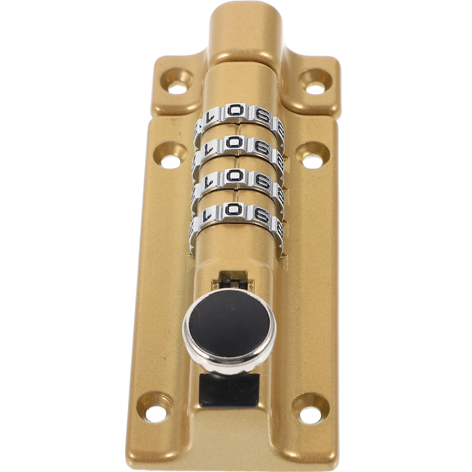 

Password Lock Golden Screws Install Anti Rust Door Latch Security Combination Bolt Hardware Barn Shed Outdoor French Gate Locks