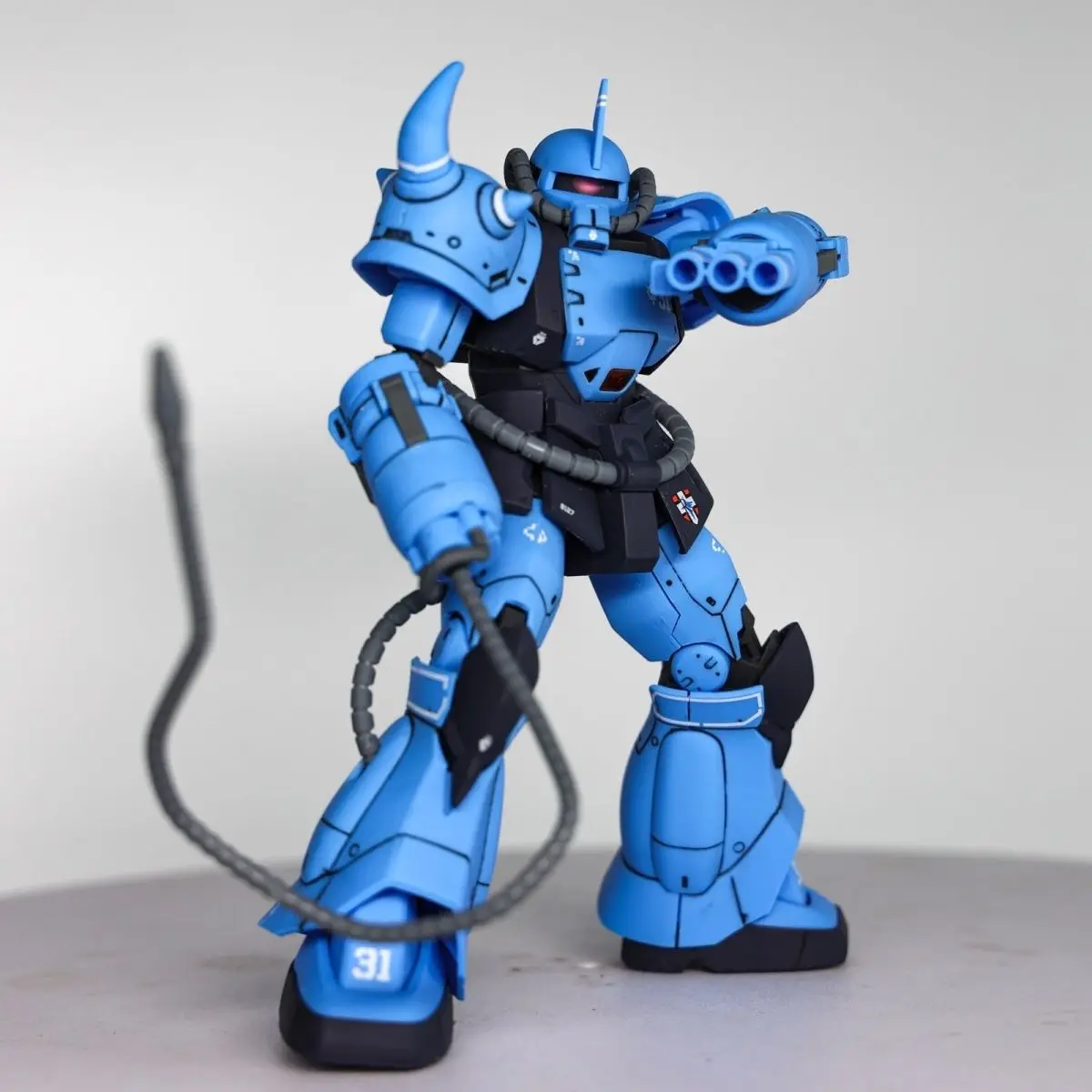 WEIMEI WM HG 1/144 GTO YMS-07B-0 Prototype Gouf Assembly Model Kit Tatical Demonstrator Action Figure Robot Plastic Model Toys