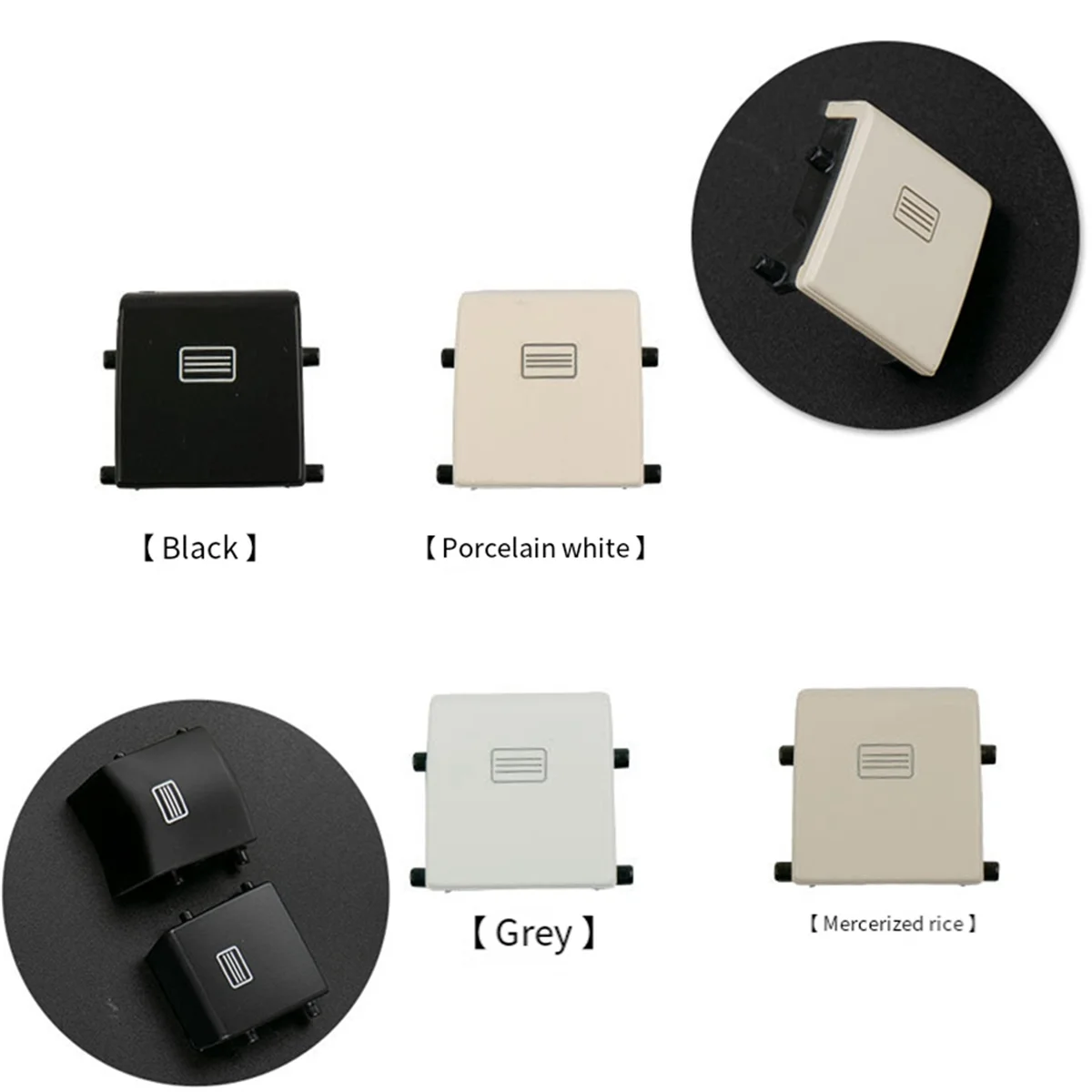 For Mercedes W166 W292 W463 ML300 GL350 GLE320 GLS Car Sunroof Window Switch Button Cover, A