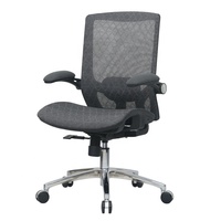 Height Adjustable Mesh Ergonomic Lumbar Support BIFMA Office Chair With Footrest, Mesh Office Seating