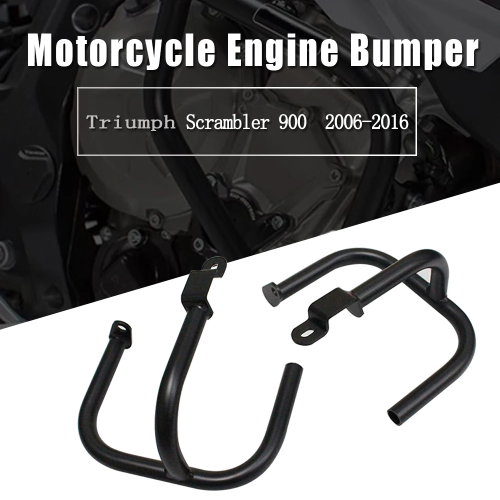 

Motorcycle Engine Guard Highway Crash Bar Bumper Protector for Triumph Scrambler 900 06-16 2006-2016 Scrambler900