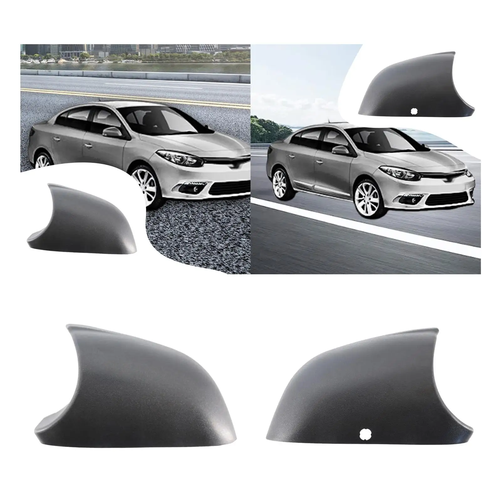 Wing Mirror Bottom Cover Durability Sturdy Replacement for Fiat Talento