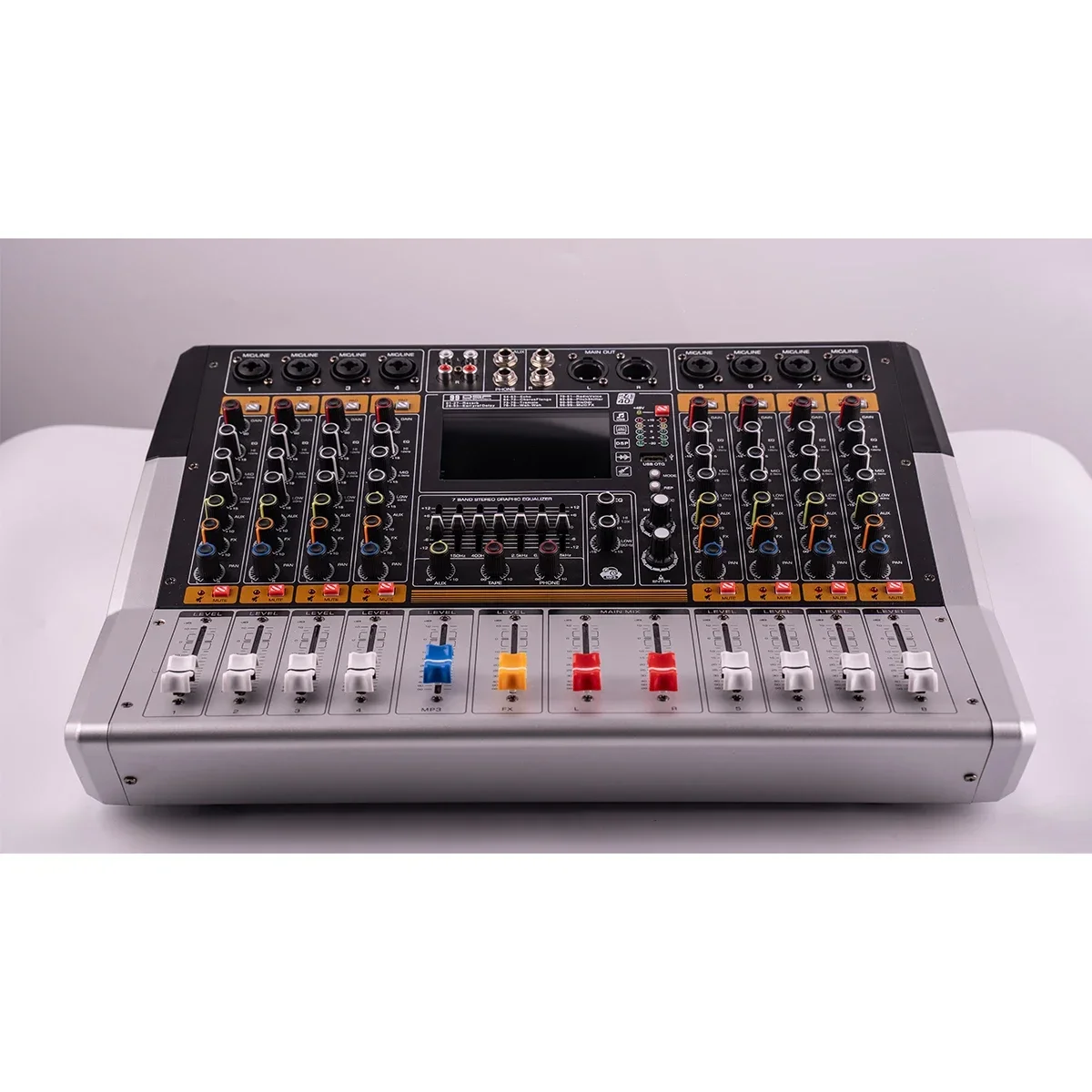 

VR-8PRO Audio Mixer Professional Wireless Mixer 8-way Usb With Reverberation Effect Home Computer Stage Show Live