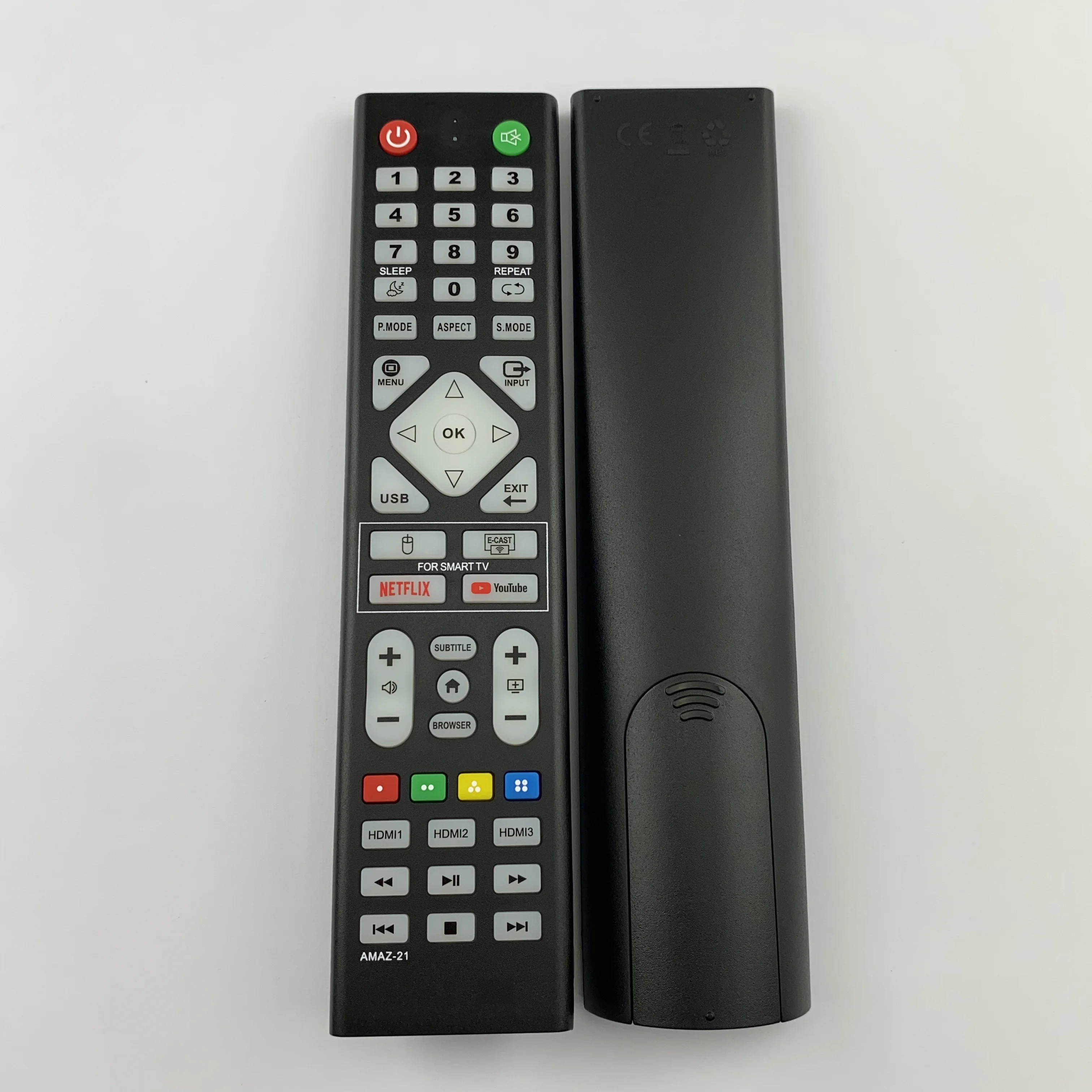 

New AMAZ-21 RK-21 Infrared Remote Control for AMAZ TV with Fly Mouse Key