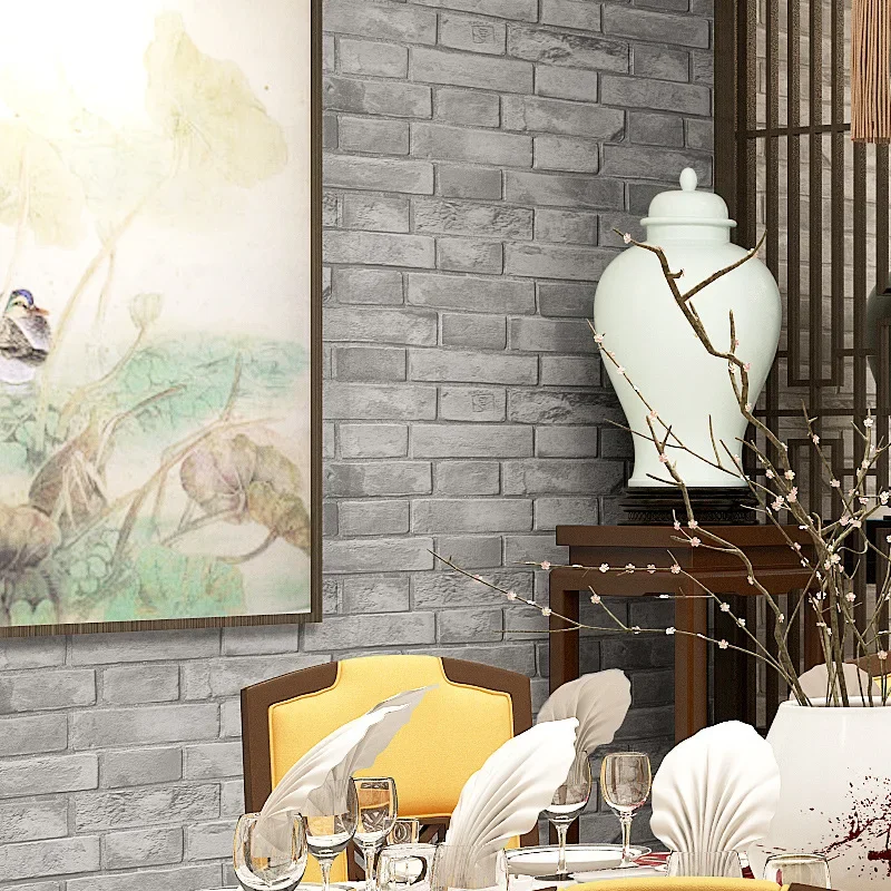 beibehang papel de parede 3d stone brick wallpaper roll vintage wall paper Wall covering for bedroom and live room Background