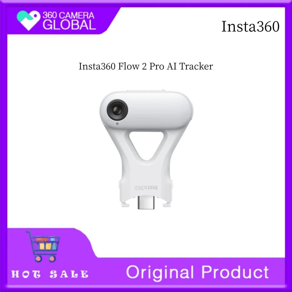 جهاز تعقب Insta360 Flow 2 Pro AI يدعم التحكم بالإيماءات. قم ببساطة رفع يدك للبدء أو التوقف