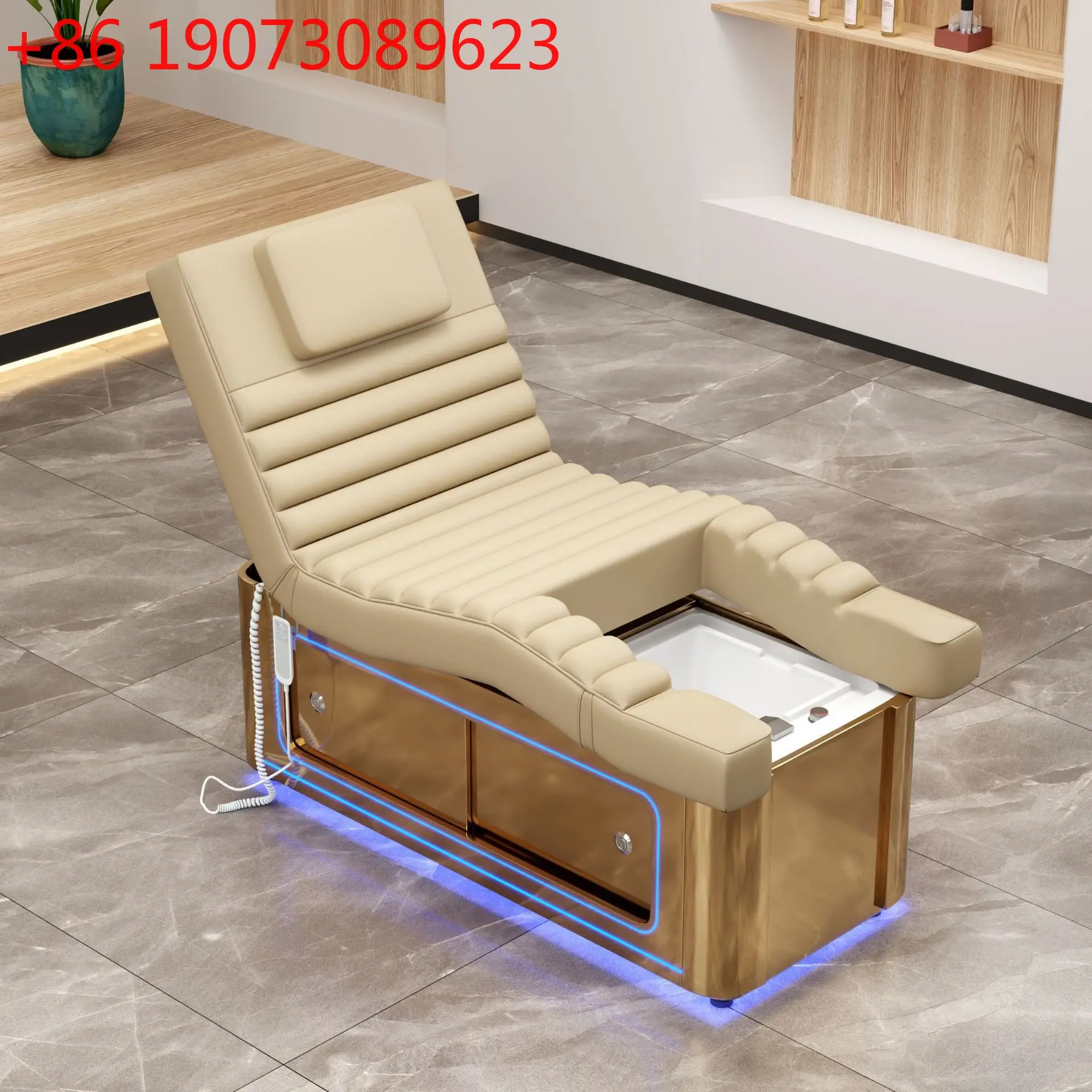 Electric beauty bed Beauty salon Spa shop special massage foot massage integrated bed massage foot chair