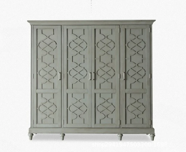 

American style, Morrie impression bedroom, solid wood wardrobe