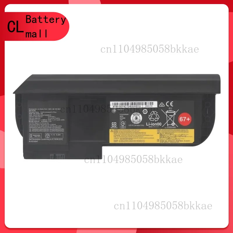 

11,1 В 5300 мАч X230T аккумулятор для ноутбука Lenovo ThinkPad X220 X220T X230 X230T серии планшетов 0A36316 0A36317 42T4877 45N1078 67+