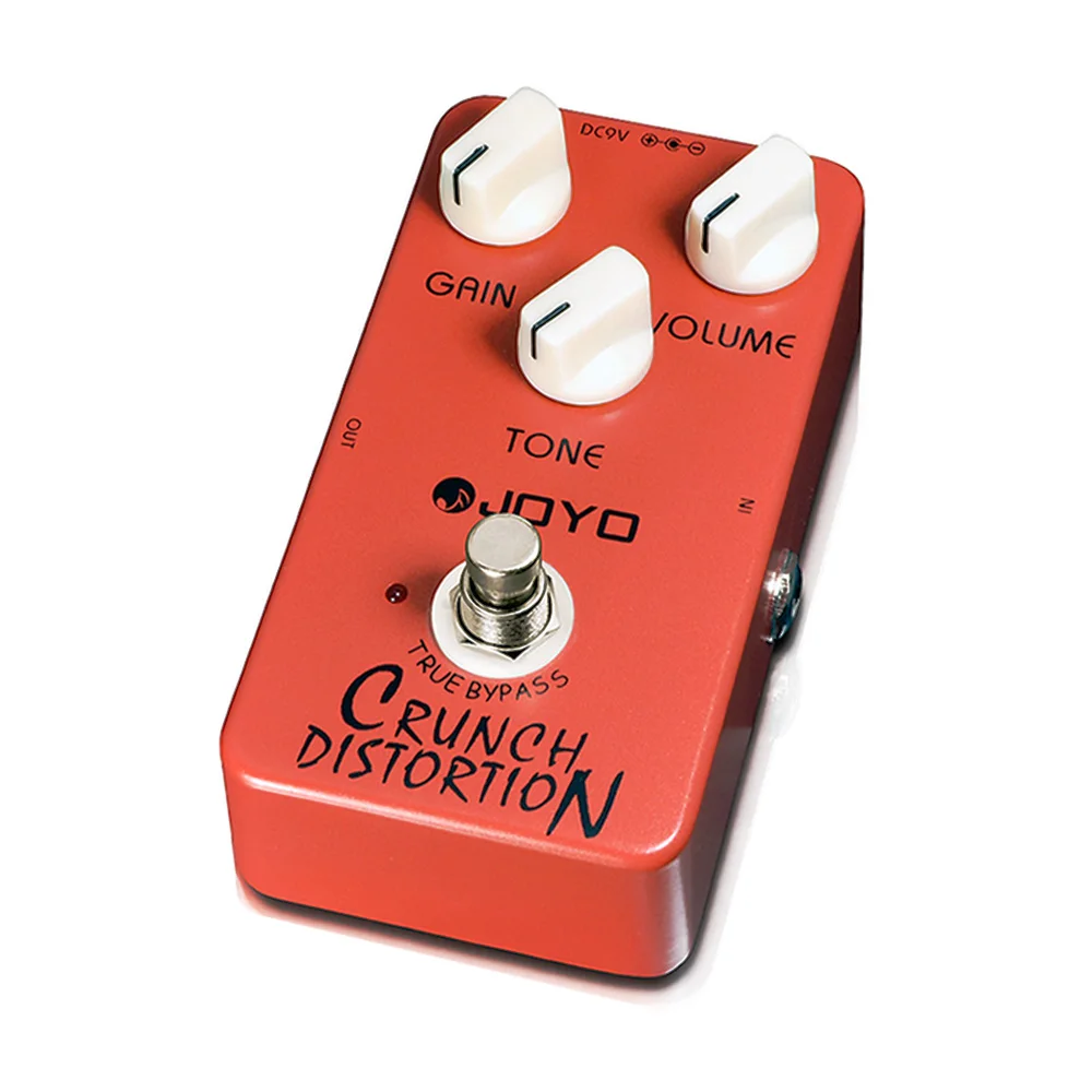 JOYO JF-03 Crunch Distortion Guitar Pedal Rock Distortion Sound Pedal with Tone & Gain & Volume Control British Classic Effect view 2