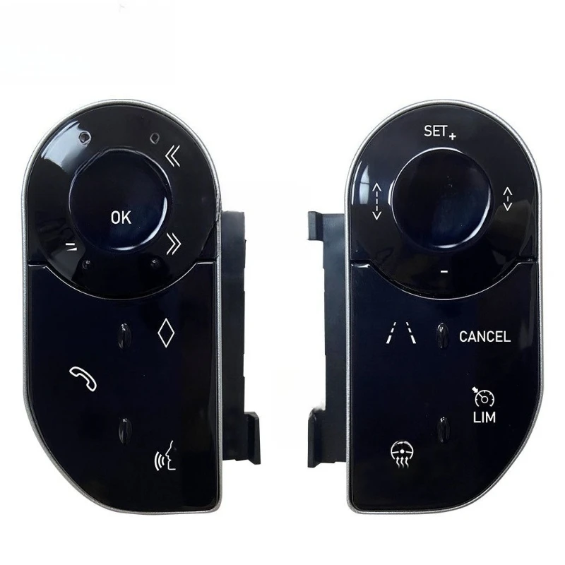 Suitable for 5 multi-function steering wheel LCD touch buttons, old and new
