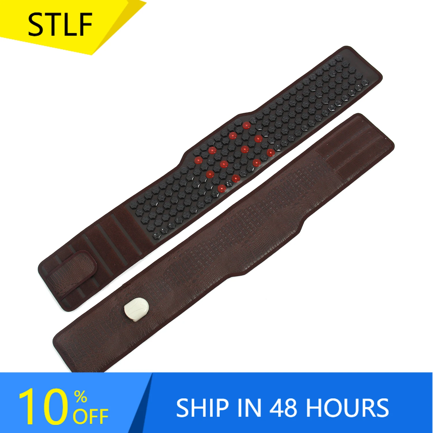 

STLFFanocare 2025 Massage Products Korea Heat Tourmaline Ceramic Massage Belt Premium Tourmaline Stone Heating Massage Belt
