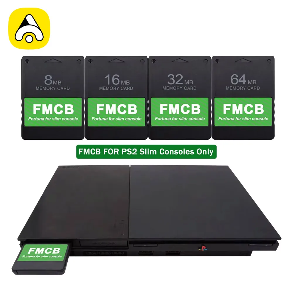 بطاقة ذاكرة BitFunx Fortuna FMCB لـ PS2 Slim McBoot لوحدة التحكم Playstation2 (سلسلة SPCH-7xxxx وSPCH-9xxxx) #2