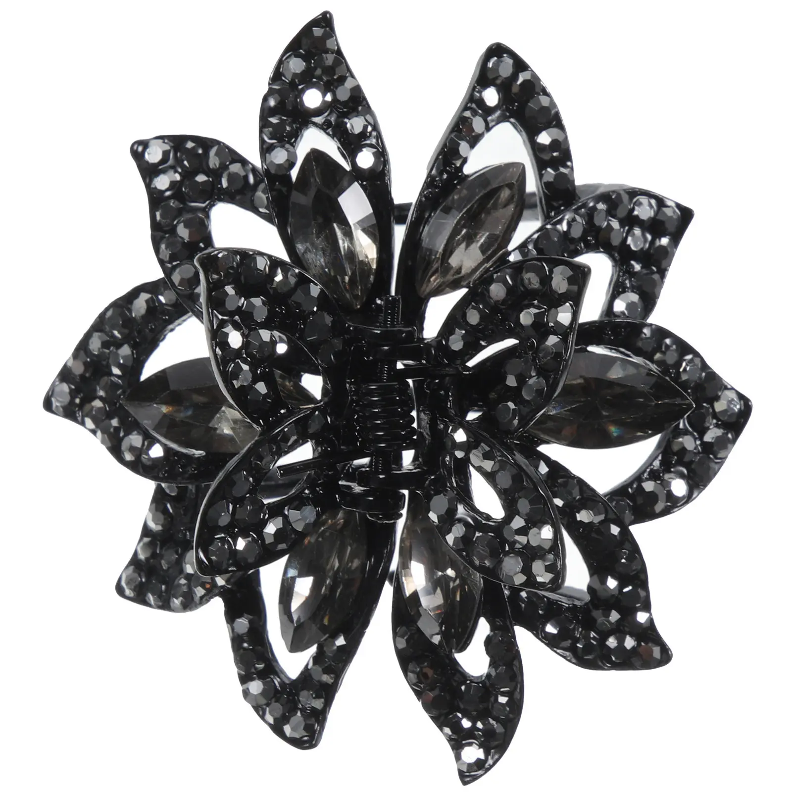 

Flower Shape Rhinestone Hair Claw Clip Small Decorative Jaw Clips for Women Suitable for Thin Thick Hair Daily Birthday Wedding