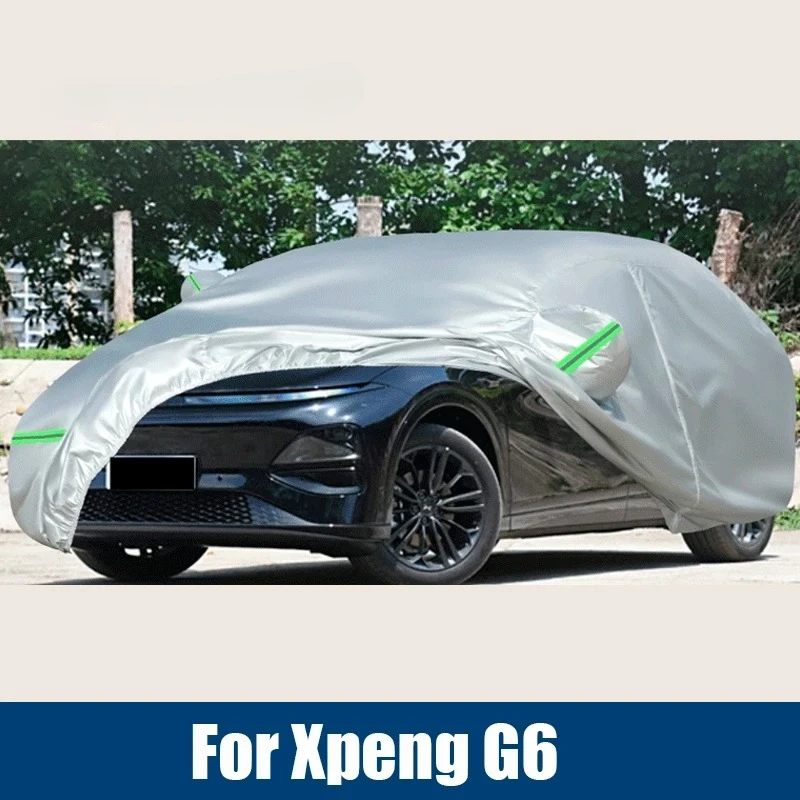 

Чехол для автомобиля XPENG G6 (2024, 2025, 2026) из ткани Оксфорд: защита от солнца, УФ-излучения, дождя, снега и пыли. Аксессуары.